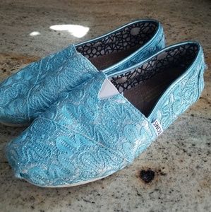 Toms  Dazzling  Aqua Shoes
